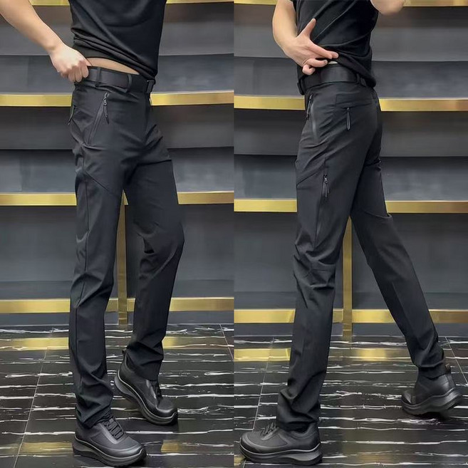 십전십미 봄 아웃도어 남성 속건 바지 바람막이 캐주얼 바지 가을 일자 통기성 바지