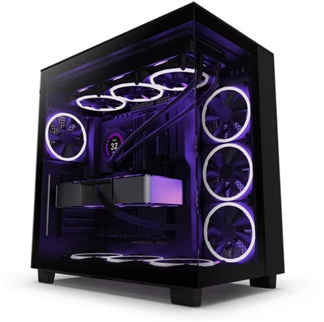[NZXT] H9 Flow [미들타워] [매트 블랙], 상세페이지 참조, 1개 - 쿠팡
