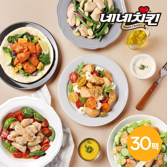 [네네치킨] 네꼬닭 촉촉한 스팀 닭가슴살 100g 5종 30팩, 03. 네꼬닭 스팀 블랙페퍼맛 30팩, 30개