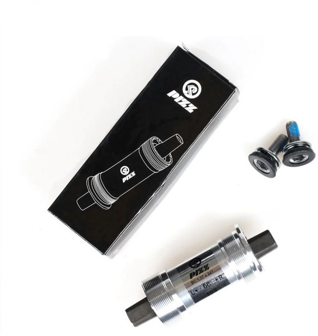 PIZZ 사각비비 바텀브라켓 107mm 110mm, 110미리, 1개