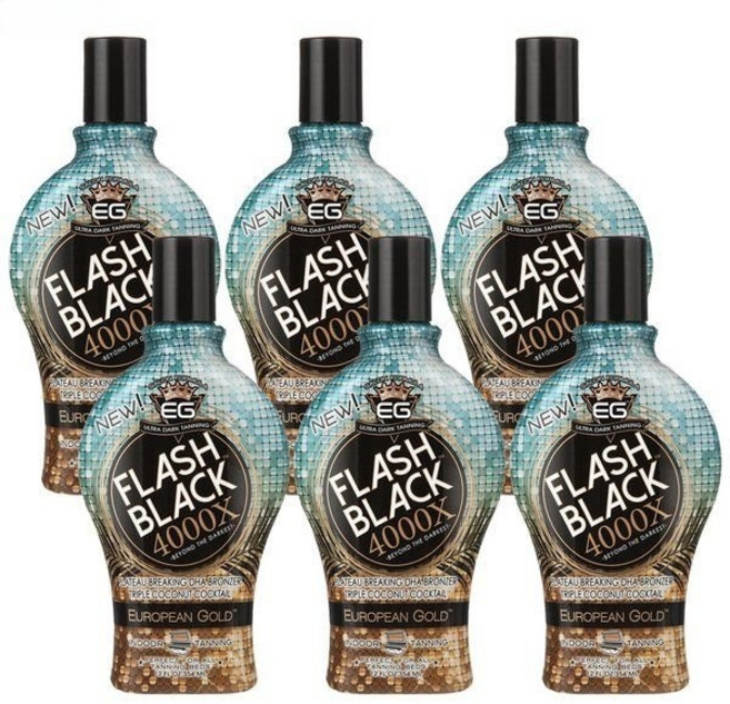 유러피언 골드 플래쉬백 4000X 태닝 로션 브론저 354ml 6개