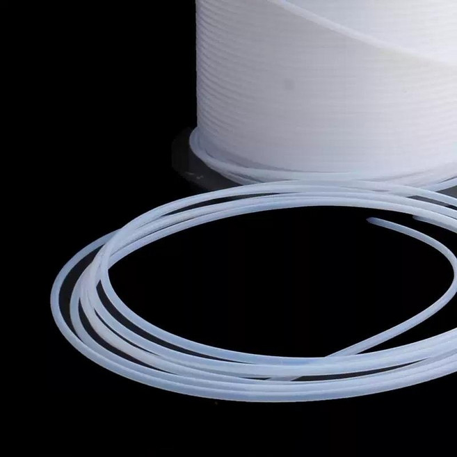 테프론 튜브 흰색 미세 호스 가는튜브 PTFE TUBE 투명 튜빙 롤 실리콘, 23. 내경 2x외경 4mm (5m)