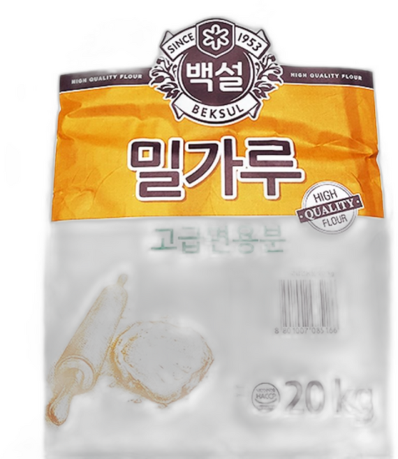 대용량 수제비반죽밀가루 칼국수 우동 수타, 1개, 20kg