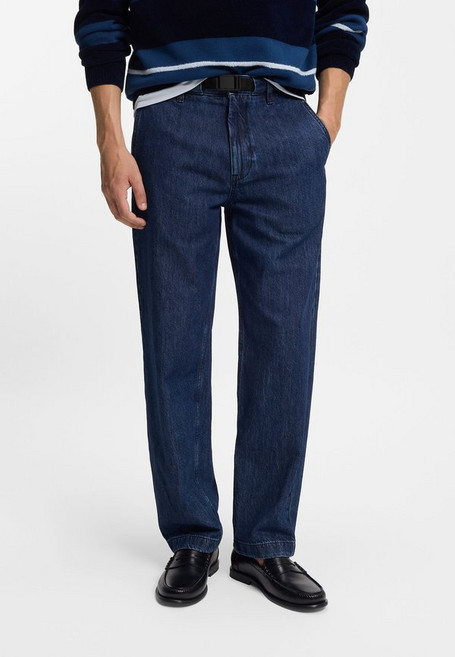 보스 치노 팬츠 바지 오픈 블루 남성 (관부가세포함가)