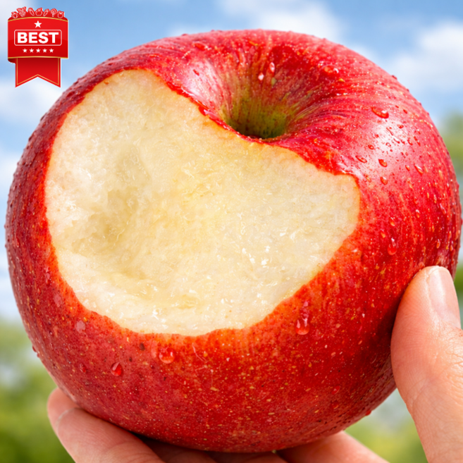 [하루50박스초특가]재구매율1위 국내산 고당도 꿀 부사사과, 1박스, 5kg