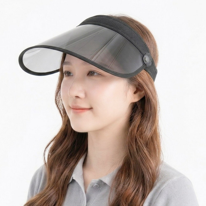 앤시오 UV 자외선차단 썬캡 햇빛가리개 창모자 썬캡 모자