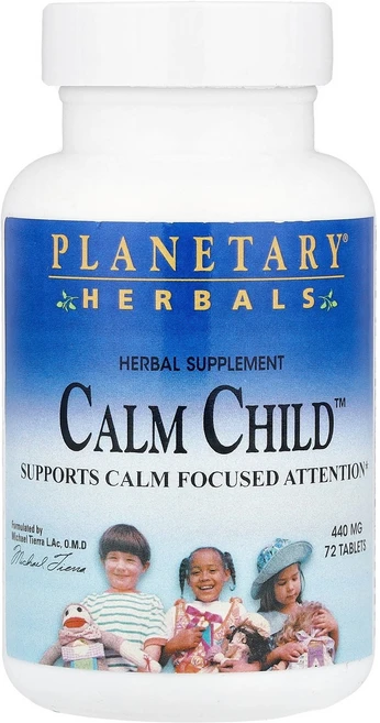 Planetary Herbals Calm Child™ 72 Tablets, 1개, 72정 - 쿠팡