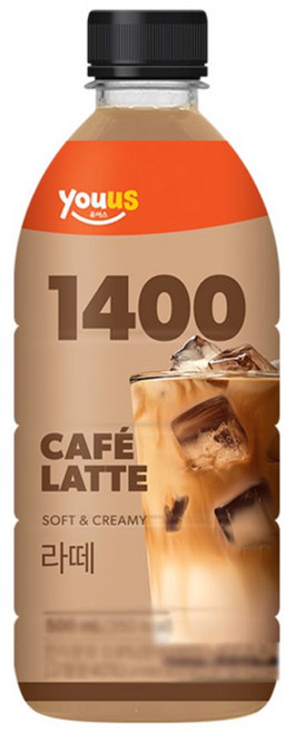유어스 1400 라떼, 15개, 500ml