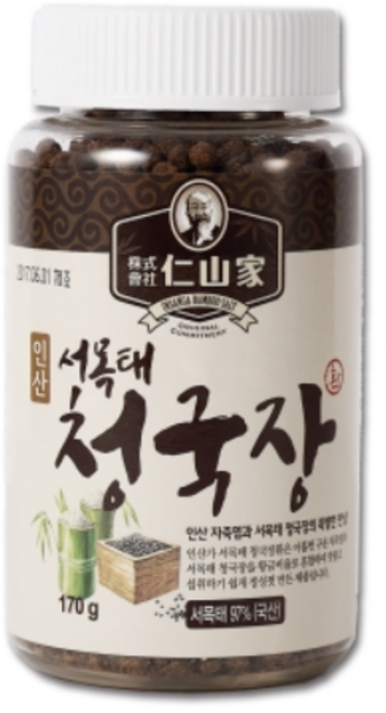 인산가 (주)인산가 정품 서목태 쾌 발효환 170g+2개 이상 구입시 흑삼분말 함유 금흑블랙크런치(10g)2개, 170g, 1박스