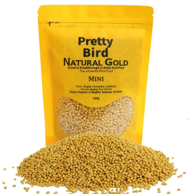 프리티버드 네츄럴 골드 미니 사료, 300g, 1개