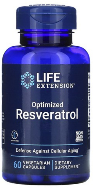 라이프익스텐션 옵티마이즈드 레스베라트롤 베지테리안 캡슐, 60개입 × 3개, 60정, 3개