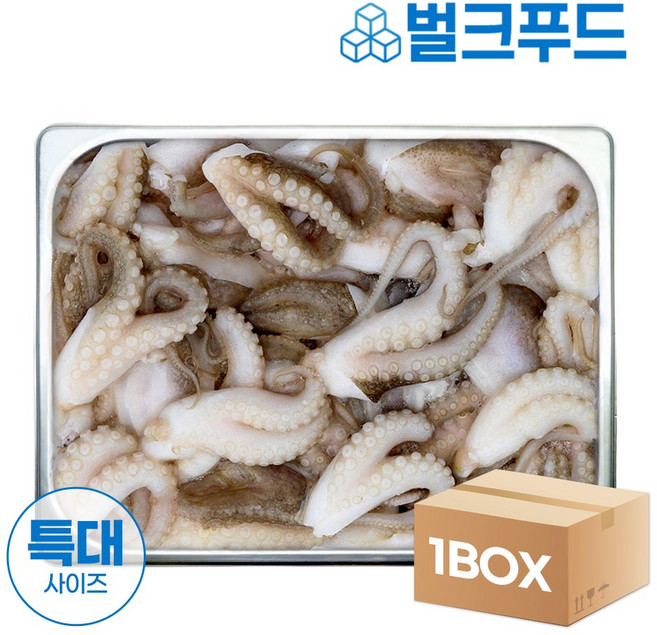 절단쭈꾸미 특대(2L) 5.4kg 냉동 쭈꾸미 손질, 단품