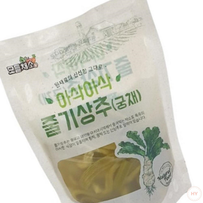 아삭아삭 줄기상추 400g 10팩 궁채 삶은나물 뚱채