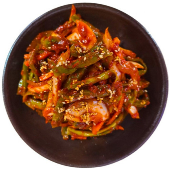 오독오독 식감 맛있는 전라도 궁채김치 뚱채 상추대 주문, 1개, 1kg