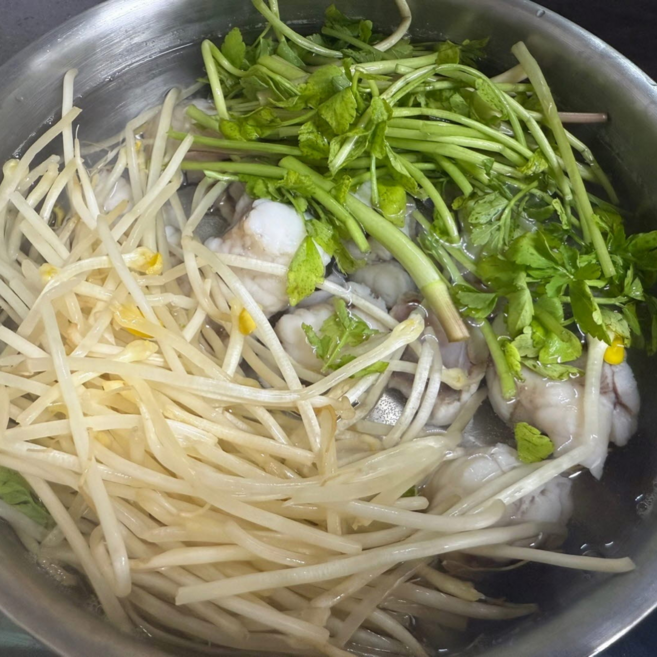 [청춘찬가]아구지리탕 순살아귀 간편조리 맑은아구탕 밀키트 야채포함 아귀지리, 1개, 1.42kg