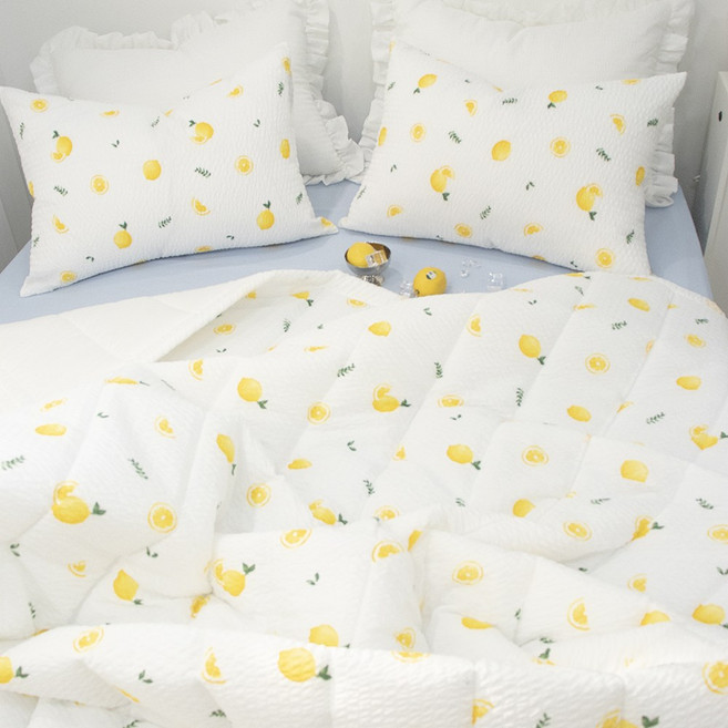 이즈베딩 스윗썸머후르츠 시어서커 순면 국내생산 여름 이불세트 여름 차렵이불세트