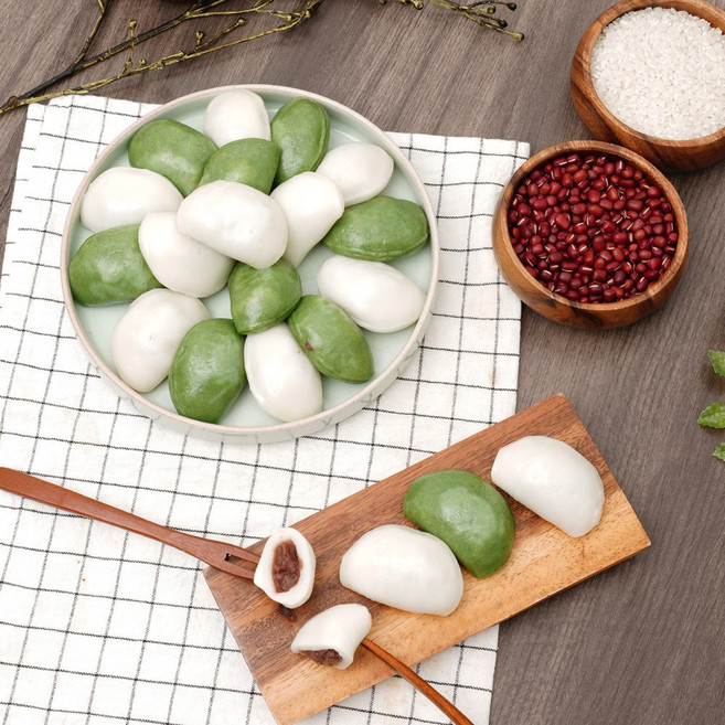 굳지않는 바람떡(쑥) 2kg 대용량, 1개