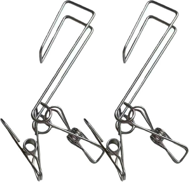 셀링온 고무장갑걸이, 2개, 실버