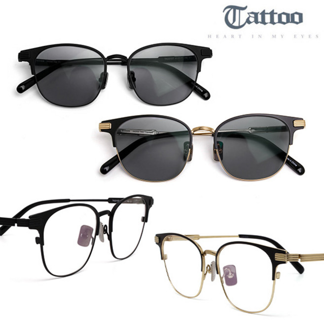 타투 TA2315T 2컬러 변색안경 티타늄 선글라스 멀티안경 자외선차단 남녀공용 TATTOO+고급케이스+안경수건