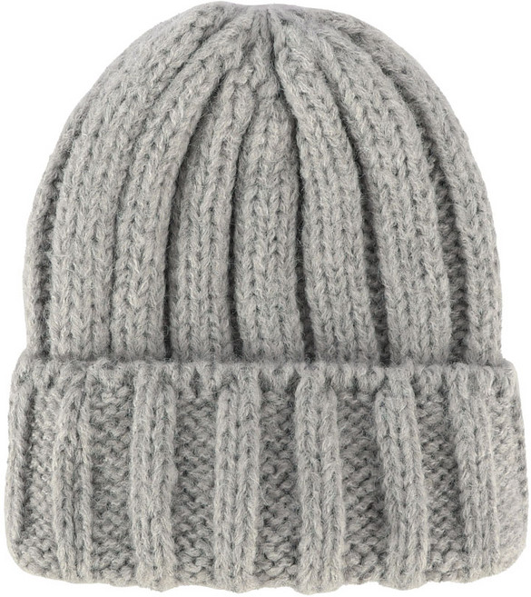 라핑 알파카 울 골지 롱 비니 겨울 니트 무지 스키장모자