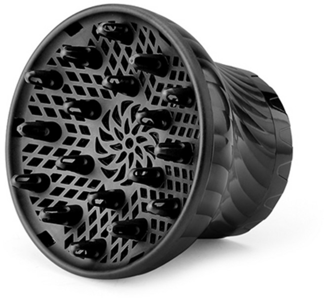 熱風罩 美髮烘罩 烘髮罩 吹風機烘罩 萬用烘罩 熱烘罩 風罩, 1個, 捲髮烘罩-閃耀黑, 黑色/白色