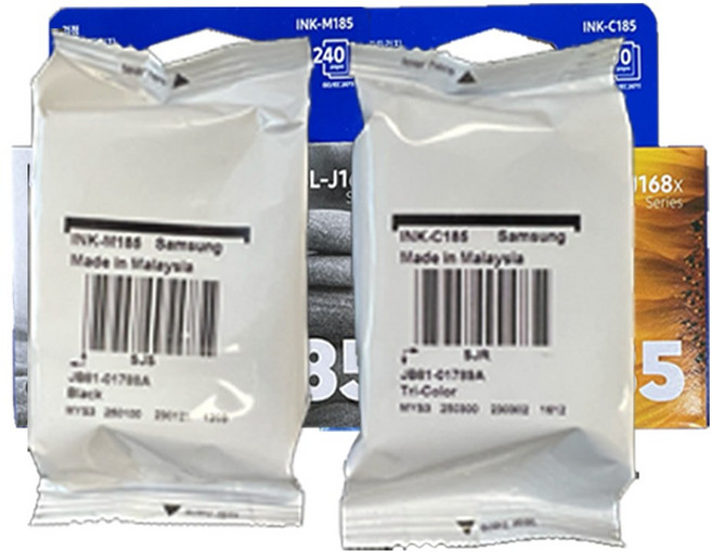 삼성 정품 잉크 INK-M185 C185 SLJ1680 1780W, 03.정품잉크M185(블랙)+C185(컬러), 1개, 03.정품잉크M185(블랙)+C185(컬러)