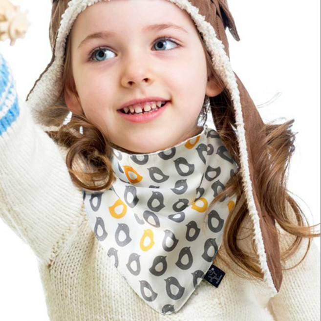 100% 웰빙 순면 1급 봉제사제작 아기 턱받이 스카프빕