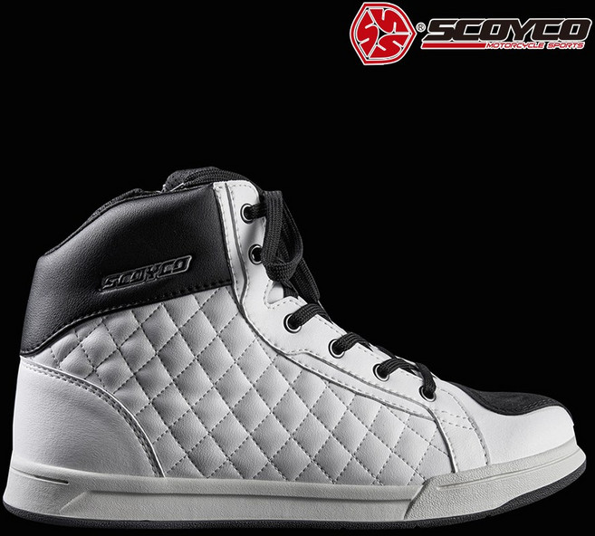 스코이코 화이트 울프 WHITE WOLF 오토바이부츠 스니커즈부츠, 46(295mm)