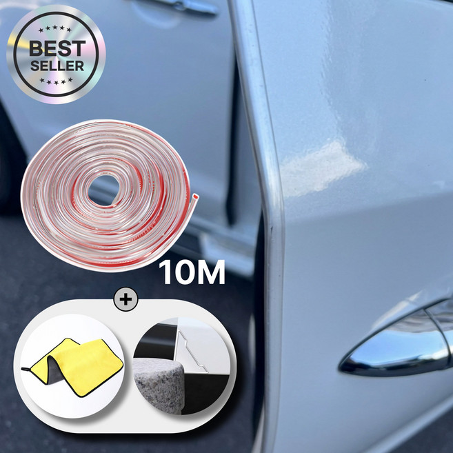 루니텍 도어가드 몰딩 자동차 문콕방지 안심, 1개, 투명