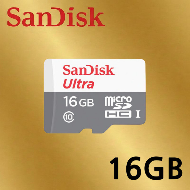 샌디스크 울트라 마이크로SD SDSQUNS, 16GB, 1개