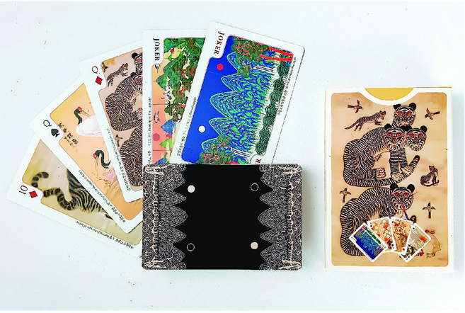 경일문화가게 한국트럼프 플레잉카드 포커게임, 민화, 1개