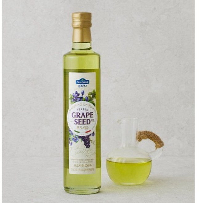 폰타나 이탈리아 포도씨유, 500ml, 4개
