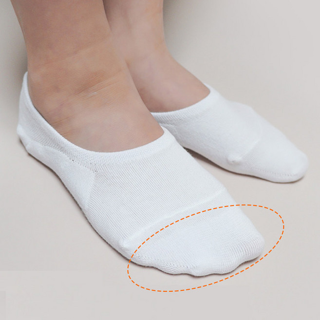 싹스몰 안벗겨지는 앞코두겹 페이크삭스 10켤레 남성 여성 여름 구멍안나는 덧신