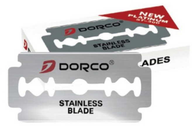 도루코 화장도 양면 면도날 면도칼 10개입, 1개