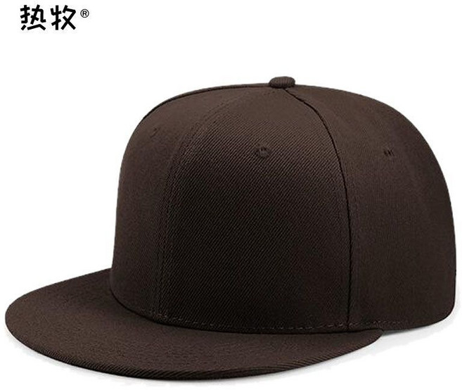 夏天平檐嘻哈棒球帽 鴨舌帽 潮黑色