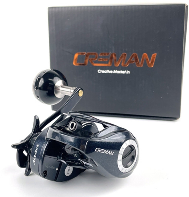 보조스풀 증정 크레만 어택트 200SW 201SW 베이트릴, 200SW 우핸들 5.6:1