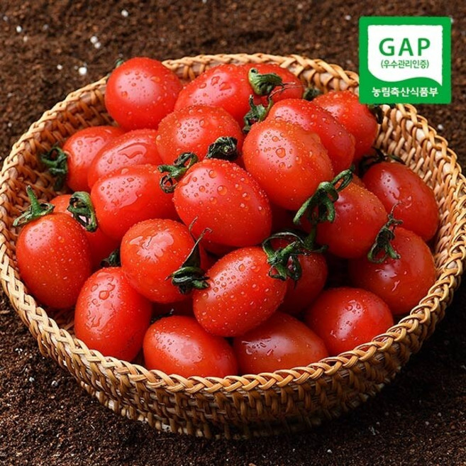 달콤한 대추방울토마토 4kg (로얄과/1-3번과), 1개, 5kg