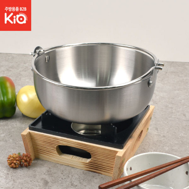 삼중샤브샤브냄비 스텐냄비 전골 국물요리 해물탕 어묵탕, 삼중 샤브샤브냄비(KSJ) 4호, 1개