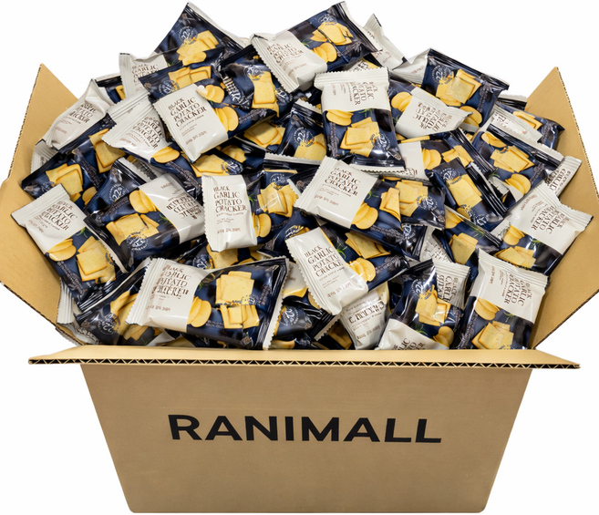 흑마늘 감자 크래커 대용량 개별포장 과자 사무실 탕비실 업소용 단체간식 행사간식, 50개, 15g