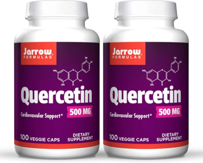 자로우 퀘르세틴 500mg 100캡슐 케르세틴 NonGMO X 2세트, 100정, 2개 - 쿠팡
