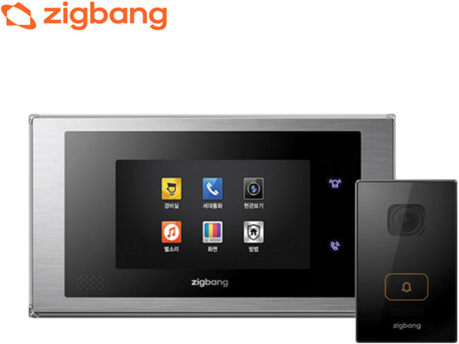 직방 SHT-3527XA SHT-CW812 디지털 비디오폰(초인종세트), 자가설치, 선택안함, 선택안함