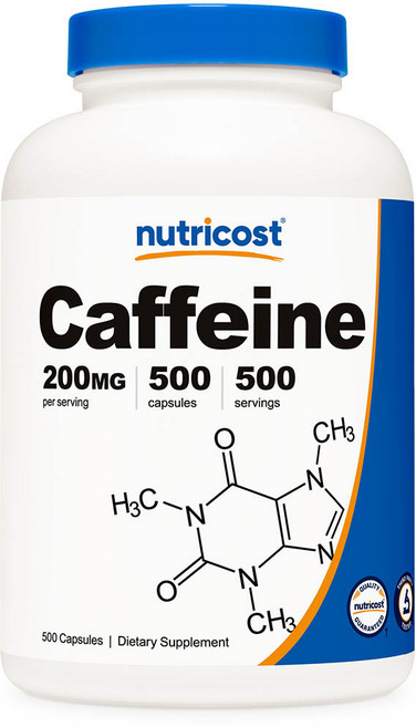 뉴트리코스트 카페인 200mg 500캡슐 1병, 500정, 1개
