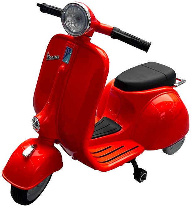 【UP101】復古偉士牌兒童電動機車(電動車 重機電動車/UBN-8821P), 紅色, 1個