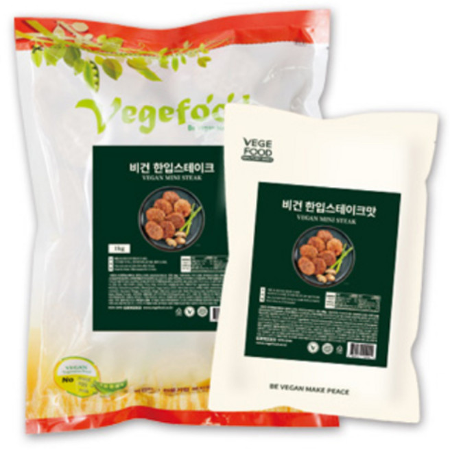 베지푸드 비건 한입스테이크 1kg x 1봉
