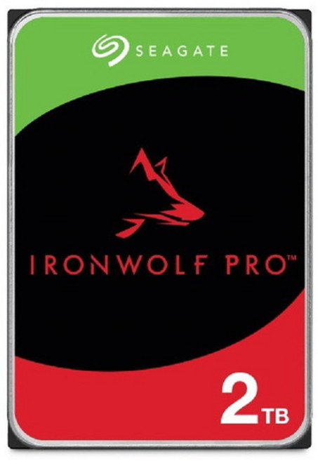 SEAGATE 希捷 IronWolf Pro 14TB 企業級NAS內部硬碟 – CMR 3.5吋 SATA 6 Gbs 7200 RPM 256MB 快取 RAID 網路, ST2000NT001, 2TB