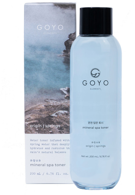 고요엘레먼츠 온천 담은 토너 민감성 수부지 수분 진정 200mL, 1개
