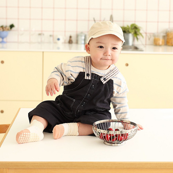 마롤로뜨 아기 양말 3켤레/5켤레 세트 쫀쫀한 미끄럼방지 개별포장