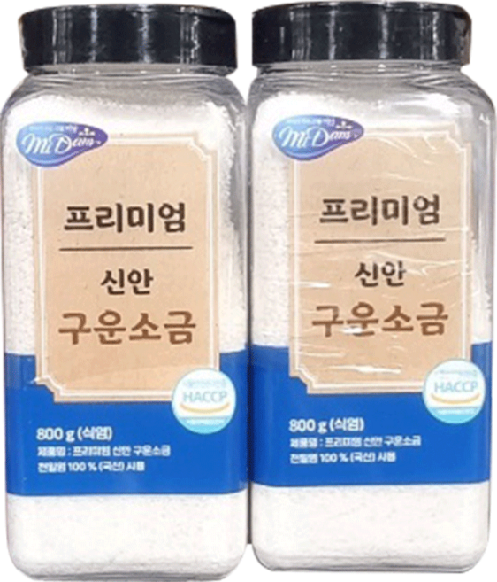 코스트코 미담 프리미엄 구운 소금800g, 800g, 2개