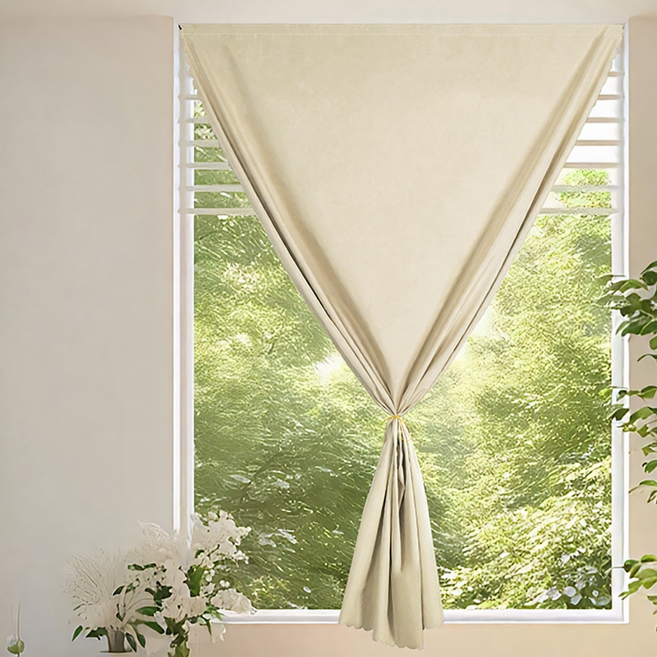 홈키안 5초 설치 찍찍이 벨크로 암막 커튼