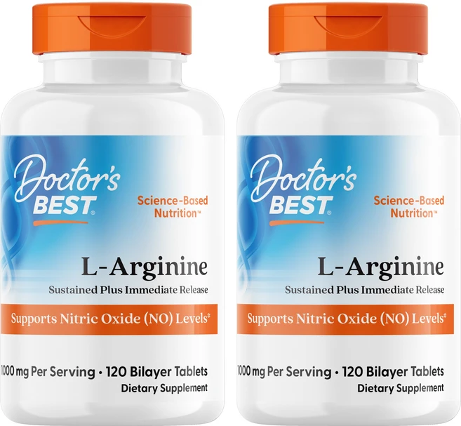 닥터스베스트 L-아르기닌 500mg 바이레이어 타블렛, 120정, 2개 - 쿠팡
